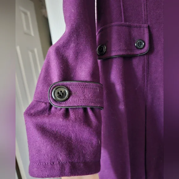 Dark Purple Guess Womens Coat - Picture 4 of 13